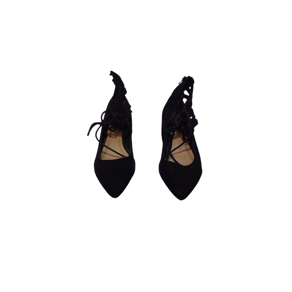 womens fioni lace up zipper flats size 10